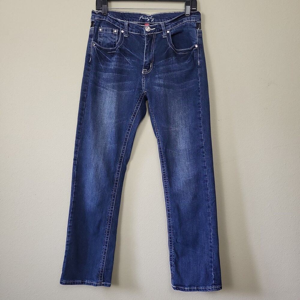 Firefly Womens Blue Slim‎ Fit Medium Wash Stretch Denim Bootcut Jeans Size 10